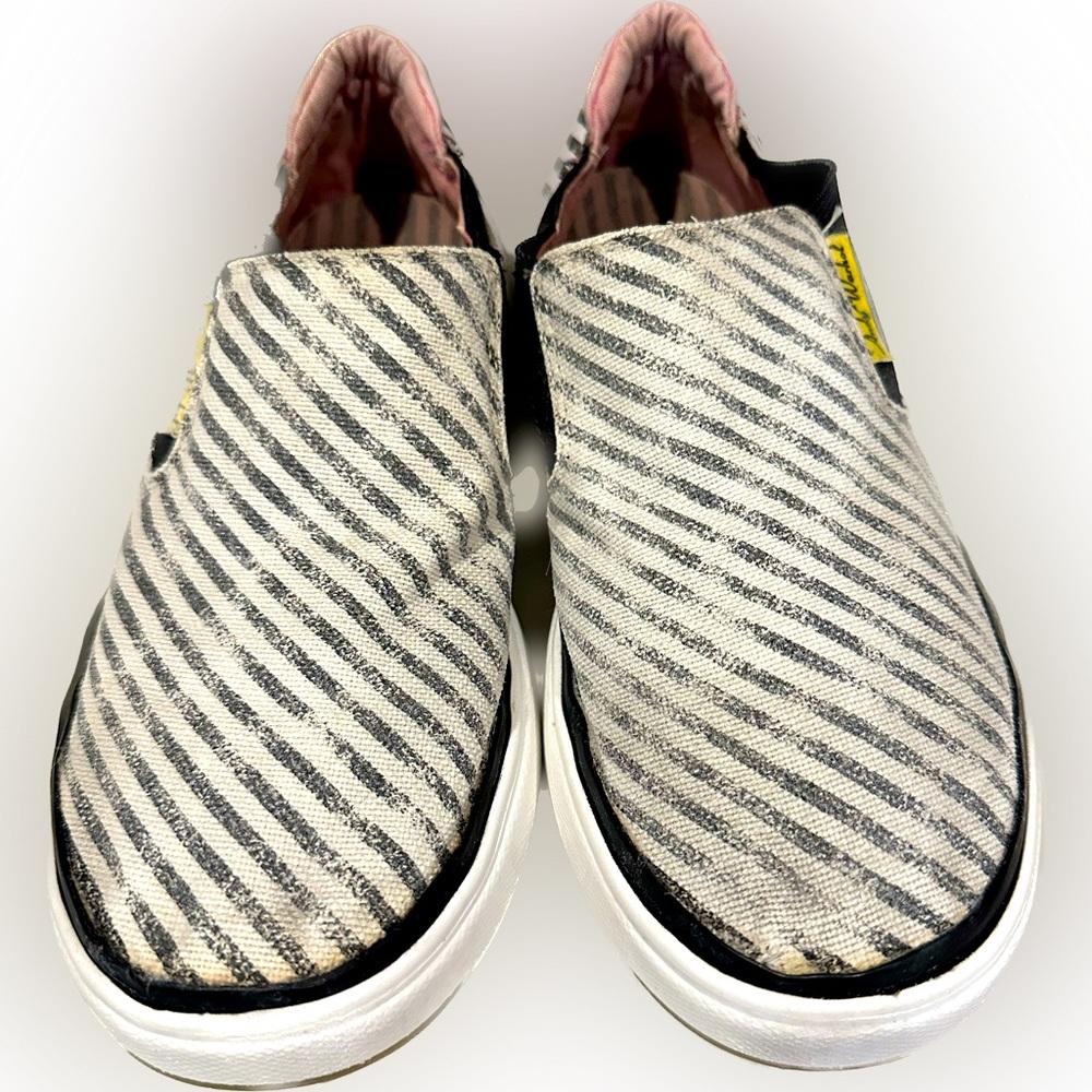Vintage RARE Size 10 Royal Elastics Andy Warhol Striped LE Numbered Sneakers